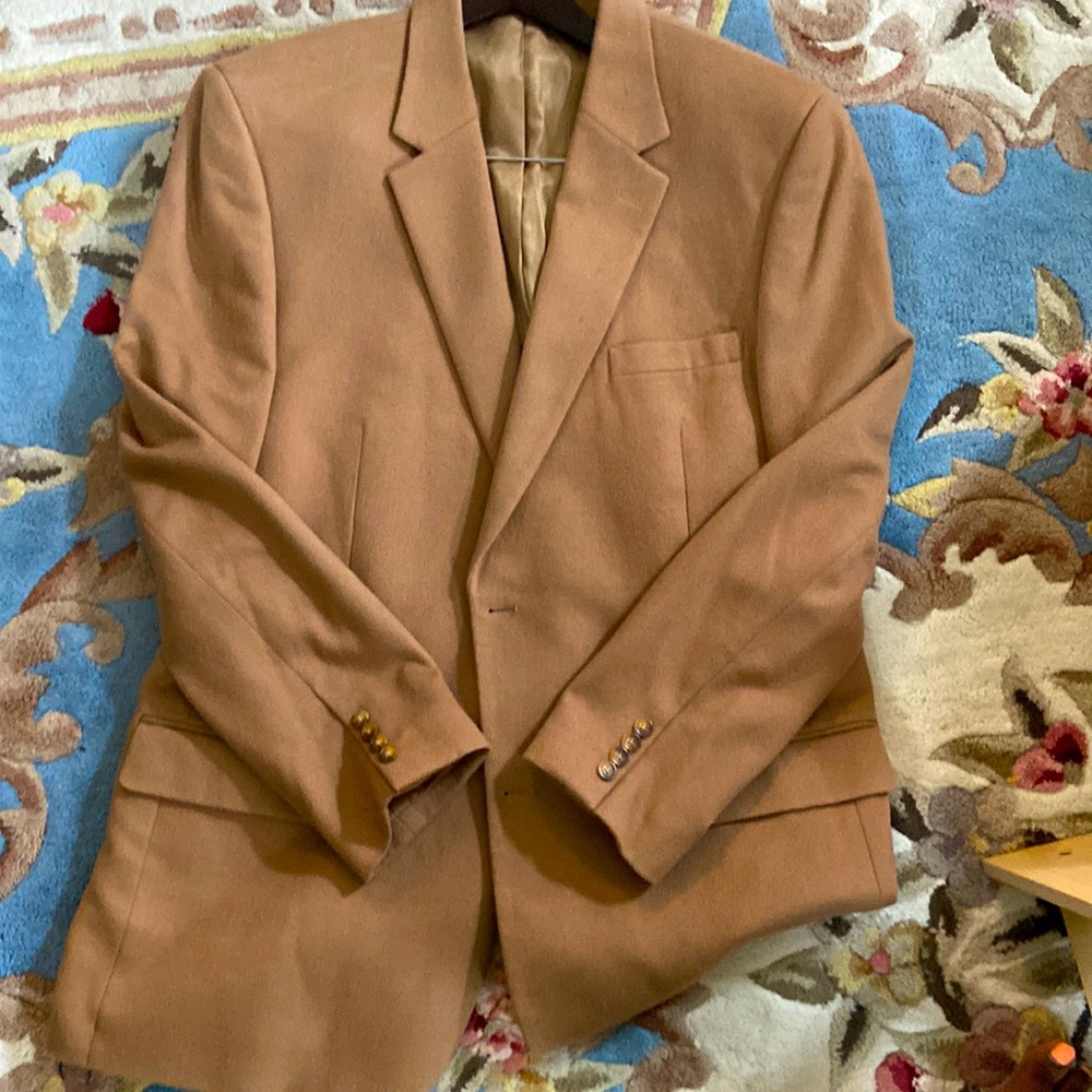 Wool silk cashmere blend jacket